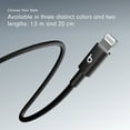 thumbnail image 4 of Beats USB-C to Lightning Woven Cable (1.5 m / 5 ft) - Bolt Black, 4 of 6