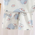 thumbnail image 6 of Zshosam Boys Pajamas Shorts Set 2-Piece Cozy Pajamas for Little/Big Boys Short Sleeves Cool Pjs Set Kid Size 12 18 Months,(Sky Blue 12-18 Months), 6 of 6