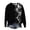 Black, variant on WTOBBY Women's Christmas Printed Long Sleeve Loose Round Neck Sweatshirt Top, Cozy and Lightweight for Fall Season, Holiday Theme Fashion Top for Casual and Party Wear,Black L