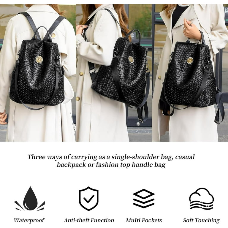 Leather anti theft purse 2025