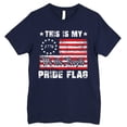 thumbnail image 5 of FLAGWIX Patriotic American Gifts - This Is My Pride Flag, American 4th Of July Gifts - Mens Shirts, 5 of 6