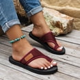 thumbnail image 6 of Willtoo Womens Orthopedic Sandals Slip on Non Slip Arch Support Summer Flat Sandals Wide Walking Shoes 2026 Comfortable Foam Shoes, 6 of 7