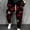 Purple, variant on WXLWZYWL Sweatpants for Men Baggy Drawstring Elastic Waist Men's Lightweight Jogger Pants with Pockets Casual Printed Christmas Sports Workout Pants for Running Wine