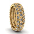thumbnail image 3 of New 4.00Ct Round Cut Natural Diamond Triple Row Anniversary Wedding Eternity Band Ring 10k Gold GH I1, 3 of 3