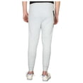 thumbnail image 3 of 9 Crowns Men's Lightweight Jogger Pants-Slim Fitting Sport Cut Zipper Pocket (Light Grey, 2XL), 3 of 3