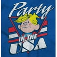 thumbnail image 2 of Dennis The Menace Party in the USA Men's Graphic T Shirt Tees Brisco Brands X, 2 of 6