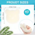 thumbnail image 3 of Uxcell 40-Pack Absorbente de Escoria para Jacuzzi, Bolas de Escoria con Patrón de Osito para Spa, Bañera y Piscina [Blanco], 3 of 6