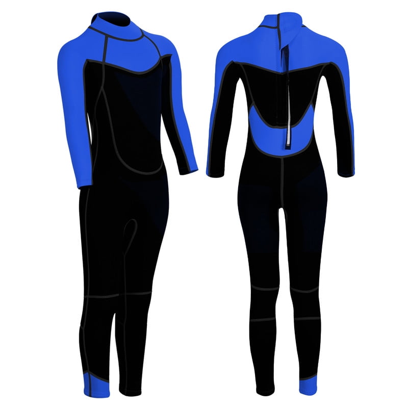 Kids Wetsuit for Boys and Girls, 2/2mm Neoprene Thermal Swimsuit,  Toddler/Junior/Youth Diving Suit