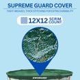 thumbnail image 3 of Swimline Hydrotools Supreme Guard Winter Cover for 24' Above Ground Round Pools, 3 of 6