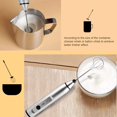 thumbnail image 2 of Espumador de leche portátil,espumador de café recargable por USB con 2 batidores de acero inoxidable,mini licuadora ajustable de 3 velocidades para capuchino,café con leche,café de balas,mezcla, 2 of 5