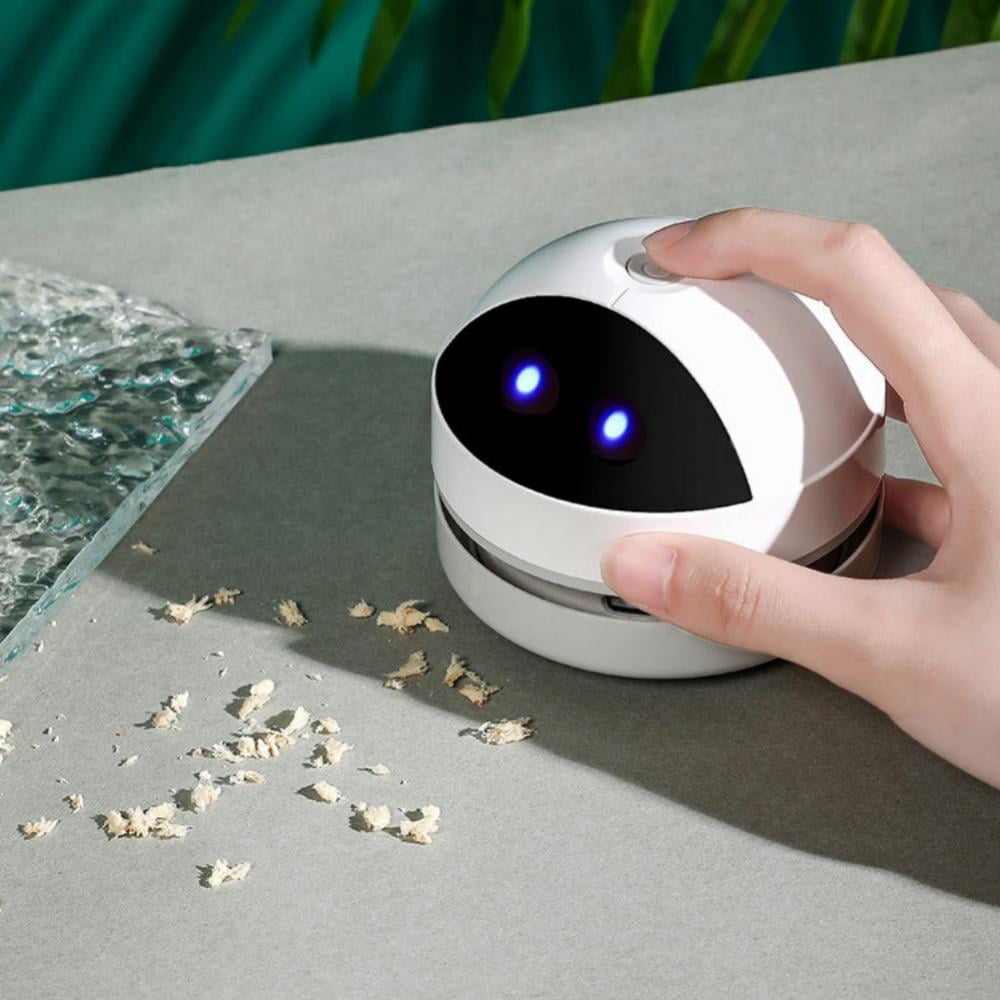 Big Save!Desktop Vacuum Mini Charging Cleaning Machine Rubber Budding Keyboard Cleaner Portable Automatic Suction Machine-M19 Robot