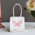 thumbnail image 6 of BalsaCircle 12 Pink 4" Glitter Butterfly Paper White Favor Bags with Handles Party Events Decorations, 6 of 8