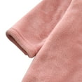 thumbnail image 5 of Toddler Robe Boys Girls Hooded Flannel Bathrobe Long Sleeve Soft Fleece Plush Robes Cute Animal Pajamas Sleepwear, Pink, 5 Years, 5 of 7