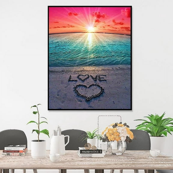 Canvas Wall Art - George Digalakis 'The Island' Wall Art for Living Room, Bedroom, or Office Décor by Trademark Fine Art - 14 x 14 Inches