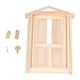 thumbnail image 4 of Muebles en miniatura, puerta de madera en miniatura 1:12, puerta de madera en miniatura, puerta de casa de muñecas elaborada por expertos, 4 of 14