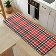thumbnail image 5 of Red Black White Checkerboard Checkered Pattern Kitchen Rug Mat,Kitchen Runner Rugs Non Skid Washable,Decorative Kitchen Floor Mats for Kitchen,Sink,Laundry,17"x47.2", 5 of 7