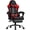Classic/Red, variant on Czlolo Gaming Chair, Racing Style RGB LED Lights Gaming Chairs for Adults and Kids, Lumbar Massager Gamer Chair, High Back Reclining Computer Chair with Footrest and Headrest (Black/Blue)