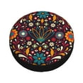 thumbnail image 3 of Bingfone Colorful Mexican2 Spare Tire Cover Weatherproof Universal Wheel Protectors For Rv Camper Travel Trailer Suv Truck 17 Inch, 3 of 9