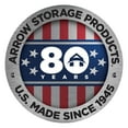 thumbnail image 2 of Arrow Elite Steel Storage Shed, 6x6, Cool Grey, 2 of 9