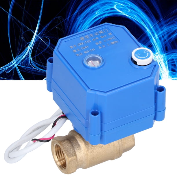 Motorized Balls Valves, 2-Wire Auto Return Control Mode Brass Electric ...