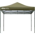 thumbnail image 4 of Quik Shade 10' X 10' Solo Steel 100 Square Feet Of Shade Straight Leg Outdoor Pop-Up Canopy, Olive, 4 of 11