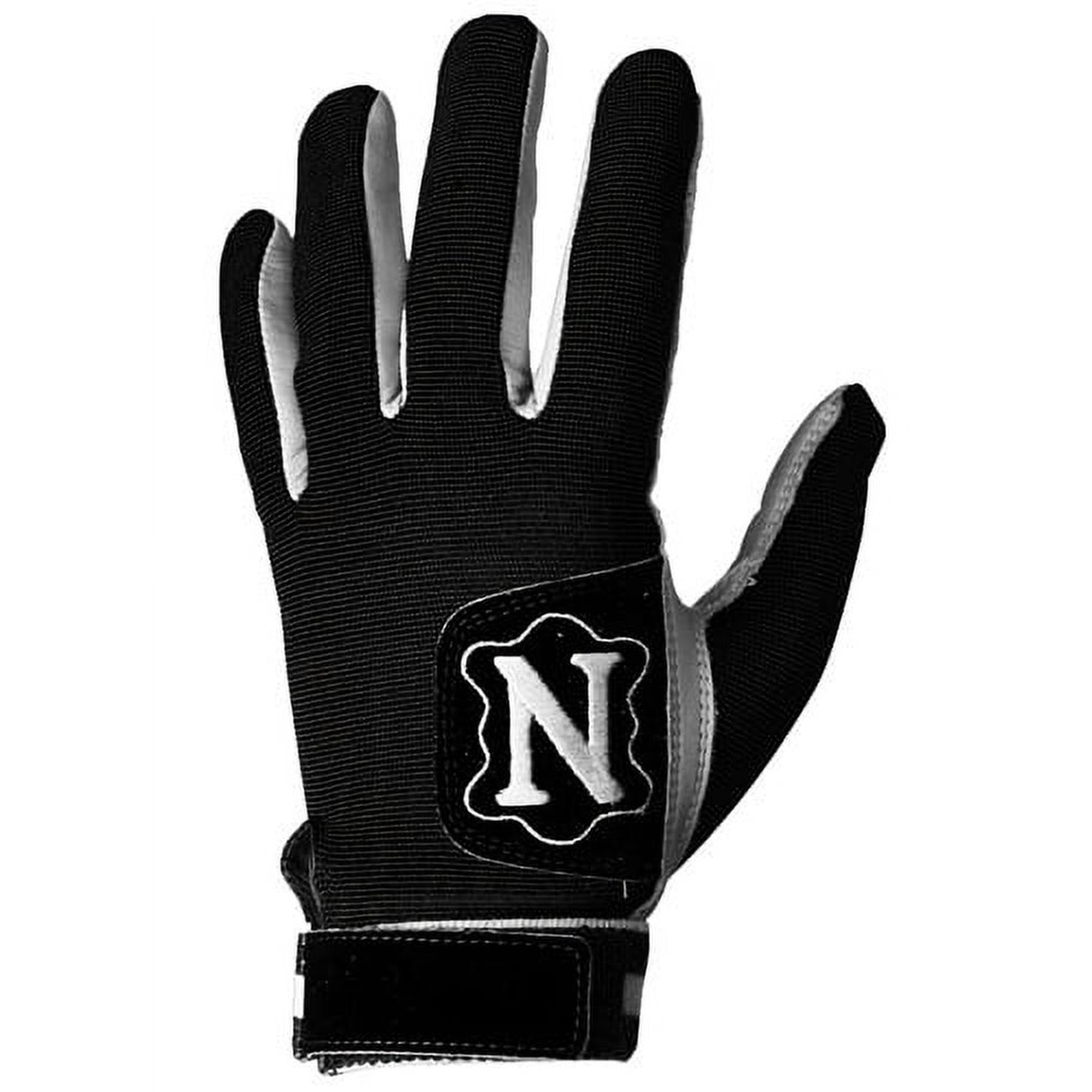 Neumann Tackified Receiver Football Gloves, (Black Large)