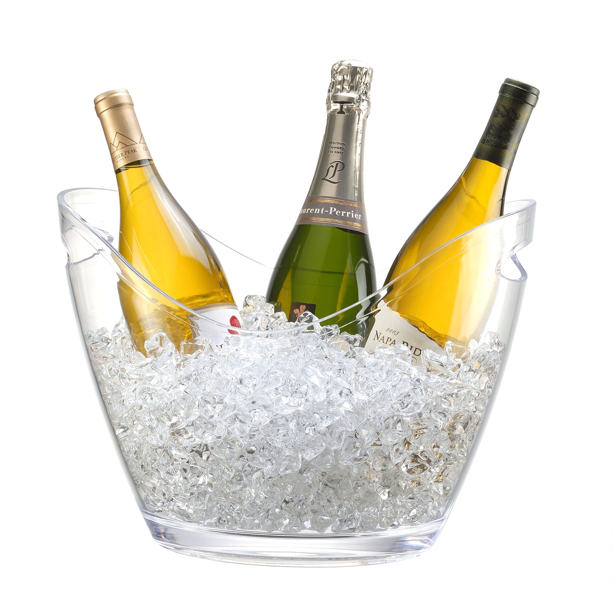 Prodyne Vino Gondola Clear 4 Bottle Wine Chiller