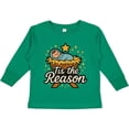 thumbnail image 3 of Inktastic Christmas Baby Jesus Nativity Scene 'tis the Reason Boys or Girls Long Sleeve Toddler T-Shirt, 3 of 5