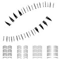 thumbnail image 1 of Farfi 10 pares de pestañas postizas inferiores de diferentes estilos, maquillaje de belleza, pestañas inferiores, 1 of 5