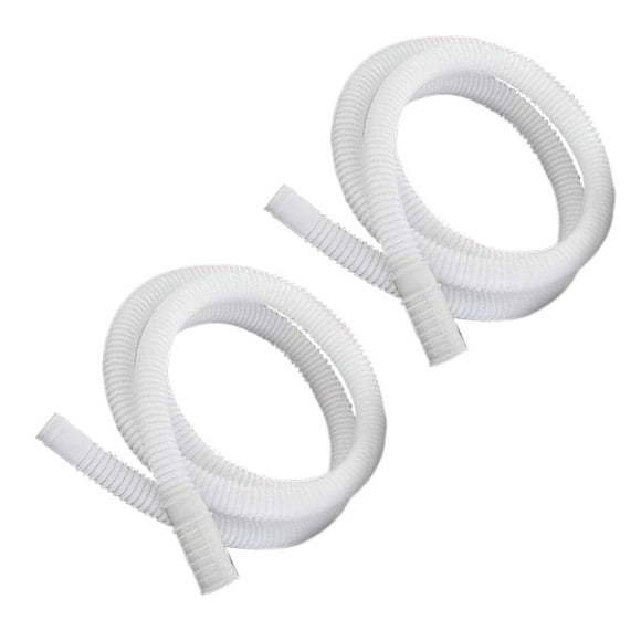 2 Pcs Water Hose Air Conditioner Vent Hose Hose Pipe Extension Hose Washing Machine Discharge Hose Air Conditioner Hose Drain Pipe Air Conditioner Hose White Plastic