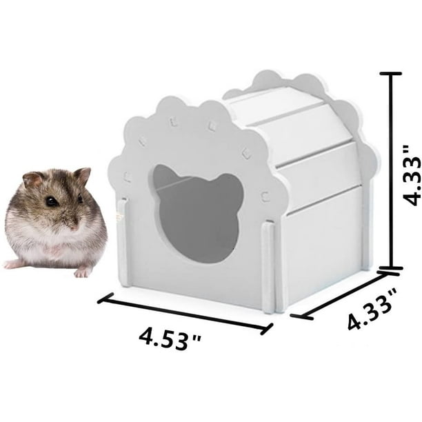Hamster filled tube store with bedding