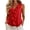 Red, variant on SwiftWear Women's V Neck Cute Tank Top Casual Sleeveless Loose Fit Ruffle Front Blouse Summer Top