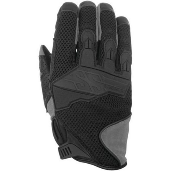 Speed & Strength 892342 Lightspeed Mesh Mens Textile Motorcycle Gloves, Gray - Large