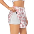 thumbnail image 2 of Disketp Kawaii Pigs Print Women's Shorts Workout Shorts for Athletic Gym Running Shorts with Phone Pockets XX-Large, 2 of 8