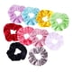 thumbnail image 1 of 10x Girls Velvet Scrunchies para El Cabello Cuerda para El Cabello Accesorios para El Cabello Salvador Gomas para el pelo de terciopelo para mujer, 1 of 7