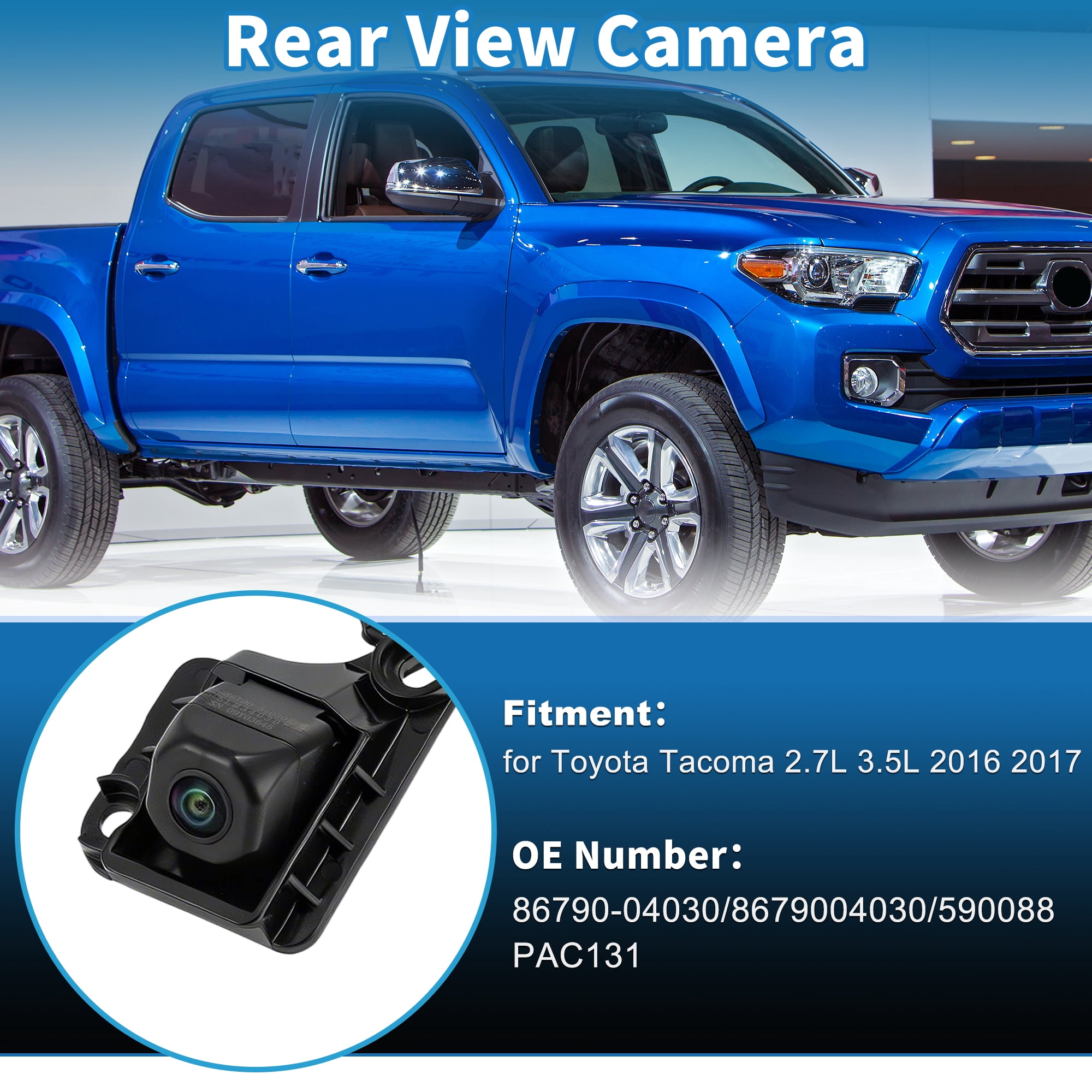 Unique Bargains Rear View Camera for Toyota Tacoma 2016 2017 Park Assist Backup Camera