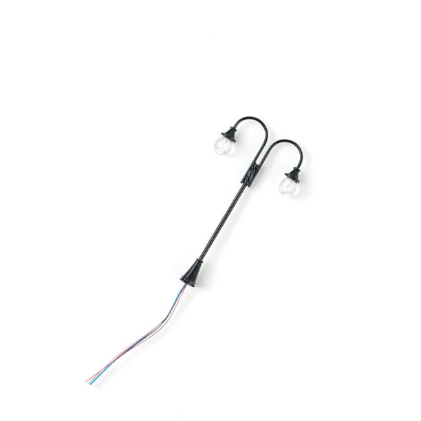 Lámparas de poste para exteriores Yuarrent luces LED de escena DIY Negro