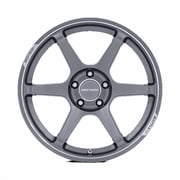 18x8.5 Motegi MR160 Battle VI Glossy Gunzilla W/ Machined Lip Wheel 4x4.5 (30mm)
