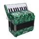 thumbnail image 3 of Acordeón Bling Bling 22 Teclas 8 Bajos Instrumento Musical Celuloide Verde, 3 of 12
