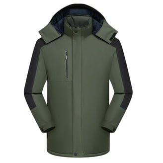 Zpanxa Men's Extreme Cold Weather Jacket Waterproof Windproof