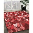 thumbnail image 2 of Ahgly Company Indoor Rectangle Patterned Valentine Red Area Rugs, 8' x 12', 2 of 6