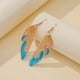 thumbnail image 5 of Pendientes colgantes con forma de ala Xihbxyly accesorios femeninos, 5 of 6