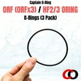 thumbnail image 7 of Captain O-Ring  ORF ORFx3 HF2/3 ORING for iSpring RCC RO and Hydronix HF2/3/4 3 Pack, 7 of 7