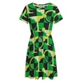 thumbnail image 4 of Margarita Short Sleeve Dress Women Summer Evening Dresses Ladies Sundress, 4 of 7