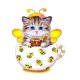 thumbnail image 2 of Cuadros Decorativos Gato 5D DIY diamante pintura bordado mosaico costura decoración del hogar (amarillo) Ndcxsfigh Nuevos Originales, 2 of 8