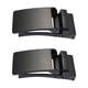 thumbnail image 1 of 2pcs Fashion Men's Business Alloy Automatic Buckle Unique Mens Plaque Belt Buckles for Belt (Black), 1 of 3