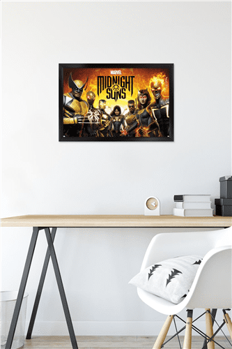 Marvel Midnight Suns - Key Art Wall Poster, 14.725" x 22.375" Framed