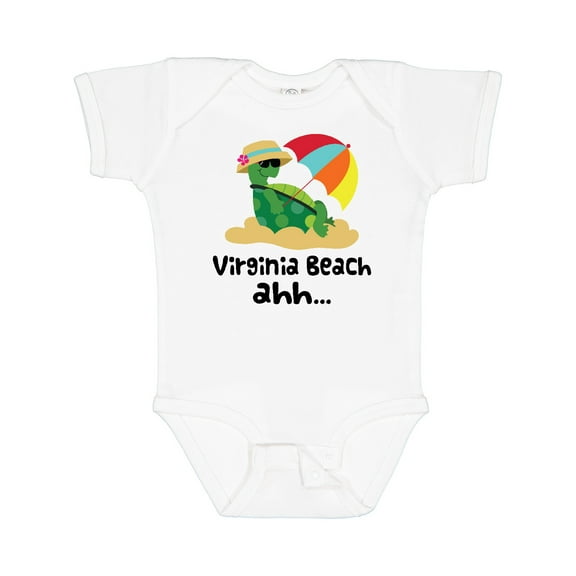 Inktastic Virginia Beach Virginia Boys or Girls Baby Bodysuit