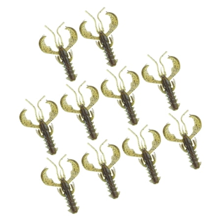 10Pcs 6.5cm 3.40g Crawfishes Shrimp Lures Shrimps Baits Soft Simulation Prawns Shrimps Lures Set Shrimp Fishing Tackle