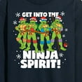 thumbnail image 3 of Teenage Muntant Ninja Turtles - Get Into The Ninja Spirit - Men's Long Sleeve T-Shirt, 3 of 5